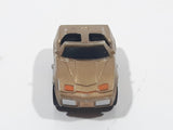 1988 Fun Rise Corvette T-Top Gold Miniature Die Cast Toy Car Vehicle