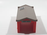 1989 Galoob Micro Machines Train Engine House #2 Red Plastic Building