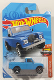 2019 Hot Wheels HW Hot Trucks Land Rover Series III Pickup Truck Blue Die Cast Toy Car Vehicle New in Package