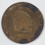 Vintage Joie Chitwood World Champion Dare Devils "May Good Luck Accompany The Bearer" Indian Head Metal Token Coin