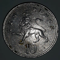 1997 United Kingdom Great Britain Ten Pence Queen Elizabeth II Metal Coin