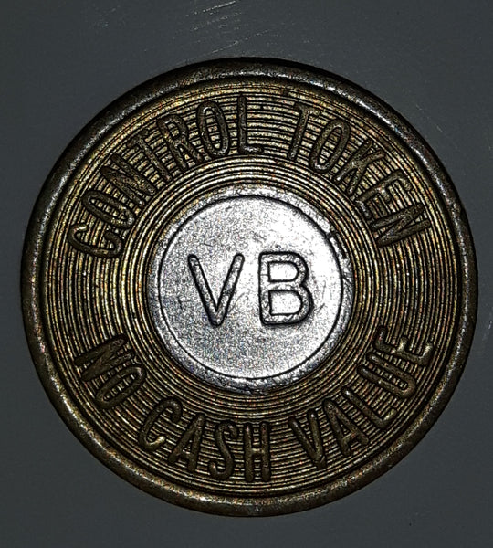 Vintage VB CT 40 No Cash Value Control Token Metal Coin – Treasure ...