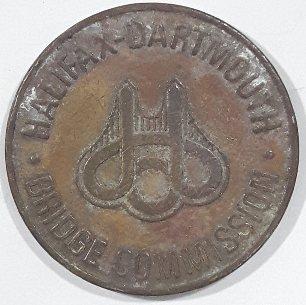 Vintage Halifax Dartmouth Bridge Commission Metal Coin Token