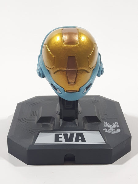 2009 McFarlane Halo 3 Eva Miniature Plastic Toy Helmet