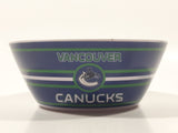2009 The Memory Company Vancouver Canucks NHL Ice Hockey Team 5 1/2" Diameter Plastic Snack Bowl