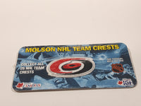 Molson NHL Team Crests Carolina Hurricanes NHL Hockey Team Logo 1 3/8" x 2 5/8" Embroidered Fabric Sports Patch Badge