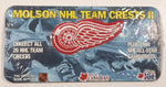 Molson NHL Team Crests II Detroit Red Wings NHL Hockey Team Logo 1 1/4" x 2 3/4" Embroidered Fabric Sports Patch Badge