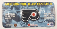 Molson NHL Team Crests II Philadelphia Flyers NHL Hockey Team Logo 1 1/2" x 2 1/4" Embroidered Fabric Sports Patch Badge