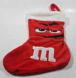 Mars M & M's Red Character 16" Tall Plush Christmas Stocking