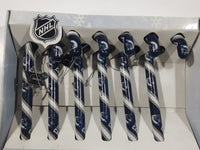 Forever Collectibles NHL Vancouver Canucks 6 Pack Candy Cane Ornaments New in Box