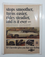 Vintage '67 Chevrolet Gives You That Sure Feeling Print Ad