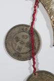Unique Chinese New Year Good Luck Coins Merchant Ship 10 3/4" Long Hanging Decoration