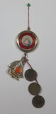 Unique Chinese New Year Good Luck Coins Merchant Ship 10 3/4" Long Hanging Decoration