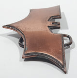 Batman Bat Shaped Copper Metal Tone Belt Buckle