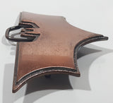 Batman Bat Shaped Copper Metal Tone Belt Buckle