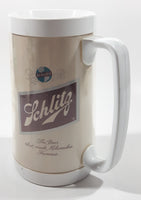 Westbend Thermoserv Schlitz "The Beer that made Milwaukee" 6 1/2" Plastic Beer Mug