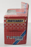 1984 Matchbox Turbo Specials TS-1 Firestone Chevrolet Camaro #4 White 1/43 Scale Die Cast Toy Race Car Vehicle New in Box