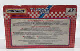 1984 Matchbox Turbo Specials TS-1 Firestone Chevrolet Camaro #4 White 1/43 Scale Die Cast Toy Race Car Vehicle New in Box