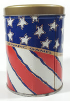 1996 Golden Harvest Products Atlanta Summer Olympic Games Collection 5 5/8" Tall Tin Metal Canister