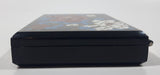 Vintage Japanese Style Hand Painted Flowers Black Plastic Tissue Holder Mirror Compact Box
