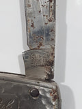 Rare Vintage Solingen Multi Tool Folding Pocket Knife in Brown Leather Holder Made in Germany