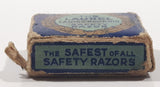 Vintage The Laurel Ladies Boudoir Safety Razor Miniature Gold Tone Metal Shaving Razor with Box