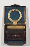 Vintage The Laurel Ladies Boudoir Safety Razor Miniature Gold Tone Metal Shaving Razor with Box