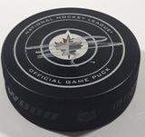 Sher-Wood Winnipeg Jets National Hockey League Official Game Puck Autographed