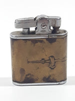 Rare Antique 1950s Prince Mfg Co "Eddy" Engraved Japanese Scene Lighter