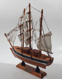 Vintage Bahamas 9" Long Wood Model Ship Boat