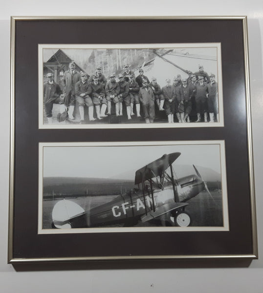 Antique 1920s The Waco Advanced Aircraft Company Canadian Forces CF-ANV Waco GXE 2011 Early Aviation Black and White Framed Photographs