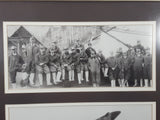 Antique 1920s The Waco Advanced Aircraft Company Canadian Forces CF-ANV Waco GXE 2011 Early Aviation Black and White Framed Photographs
