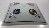 Rare NHL Ice Hockey Teams Toronto Maple Leafs Montreal Canadiens Vancouver Canucks Buffalo Sabres 13 1/2" x 13 1/2" Glass Ceiling Light Cover