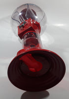 Spiraling Red Metal Plastic 19" Tall Gumball Machine