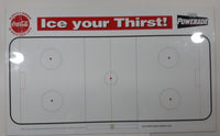Very Rare Coca Cola Always A Winner Ice Your Thirst Powerade 18 1/4" x 30" Ice Hockey Themed Whiteboard
