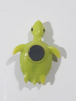Plastic Green Sea Turtle Miniature 1 1/4" Long Fridge Magnet