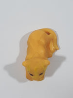 Kinder Suprise Lion Cub Laying Plastic 1 1/2" Long Toy Animal Figure