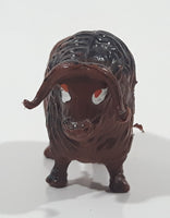 Vintage Bison Buffalo 2" Long Toy Animal Figure Made in Hong Kong