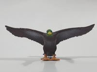 Mallard Duck with Wings Spread 3 1/2" Wide Toy Bird Figure