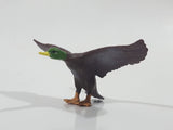 Mallard Duck with Wings Spread 3 1/2" Wide Toy Bird Figure