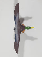 Mallard Duck with Wings Spread 3 1/2" Wide Toy Bird Figure