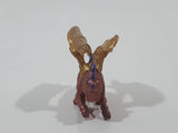 Safari Ltd Rahu Brown Copper Dragon with Gold Wings 2 1/2" Long Toy Figure