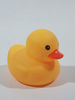 Yellow Rubber Duck 2 3/4" Long Toy Figure No Plug