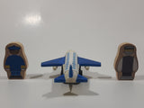2011 KidKraft Wood and Plastic Airplane Jet with Pilot and Other Figure