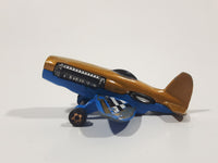 2015 Hot Wheels HW Off-Road: Sky Show Mad Propz Metalflake Gold Die Cast Toy Airplane