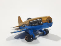 2015 Hot Wheels HW Off-Road: Sky Show Mad Propz Metalflake Gold Die Cast Toy Airplane