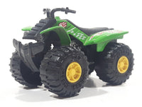 Greenbrier International ATV Green Die Cast Toy Quad Off-Roading All Terrain Toy Vehicle