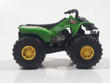 Greenbrier International ATV Green Die Cast Toy Quad Off-Roading All Terrain Toy Vehicle