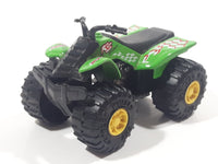 Greenbrier International ATV Green Die Cast Toy Quad Off-Roading All Terrain Toy Vehicle