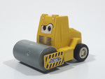 R.S.H Road Roller with Eyes Yellow Pull Back Die Cast Toy Farm Vehicle 2812-6